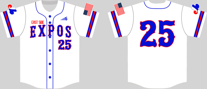 Ultimate Sports Apparel (Expos) Custom NanoDri Baseball Jersey #2B
