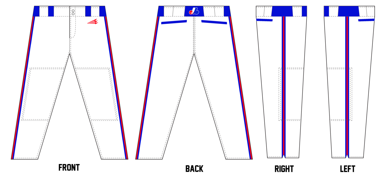 Ultimate Sports Apparel (Expos) Custom Stacheman Elite Long Pants #BP1