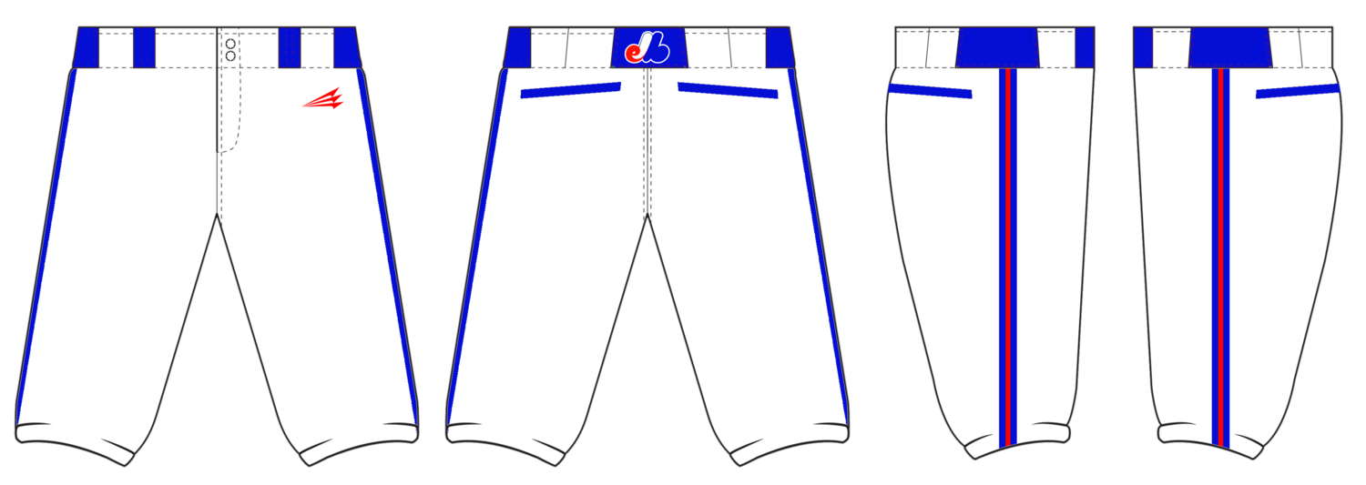 Ultimate Sports Apparel (Expos) Custom Stacheman Knicker Long Pants #BP1A