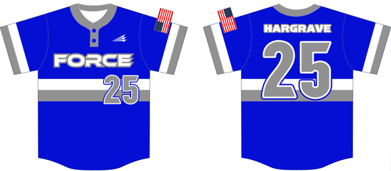 Force (Hargrave) Custom Nanodri Baseball Jersey #4C