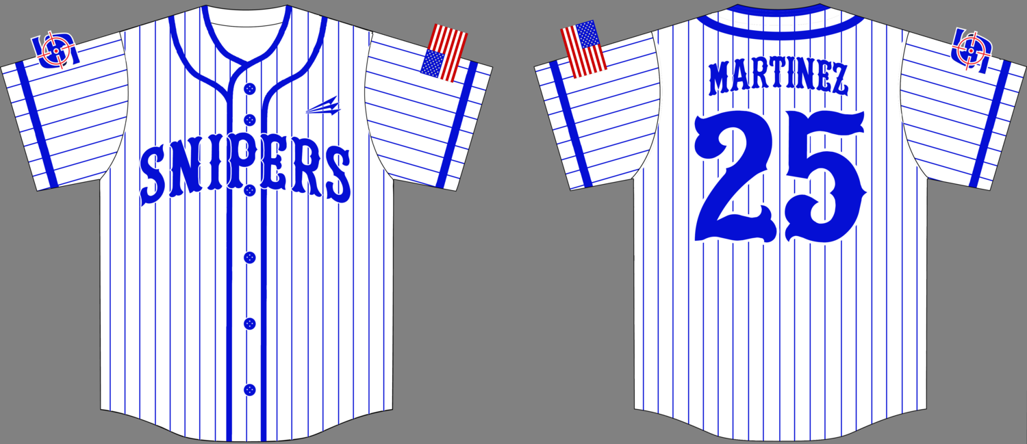 North Texas Snipers Custom NanoDri Baseball Jersey #1B
