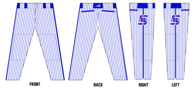North Texas Snipers Custom Stacheman Elite Long Baseball Pants #BP3