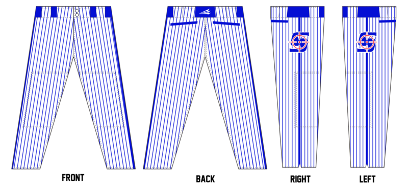 North Texas Snipers Custom Stacheman Elite Long Baseball Pants #BP3