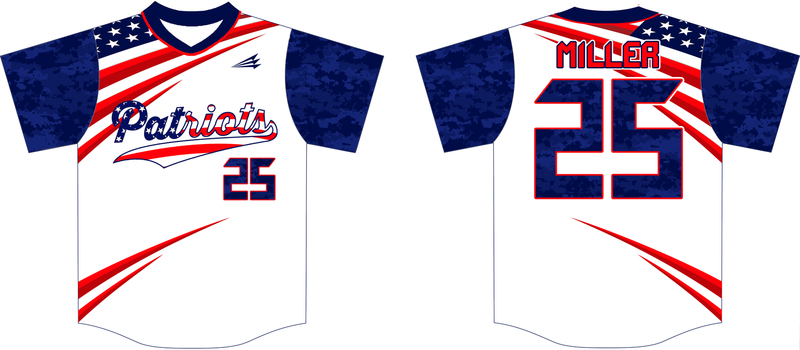 Patriots (Miller) Custom HexaFlex Baseball Jersey #2