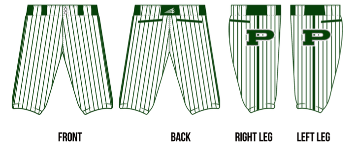 Prosper Eagles Baseball Custom Knicker Pants #BP7