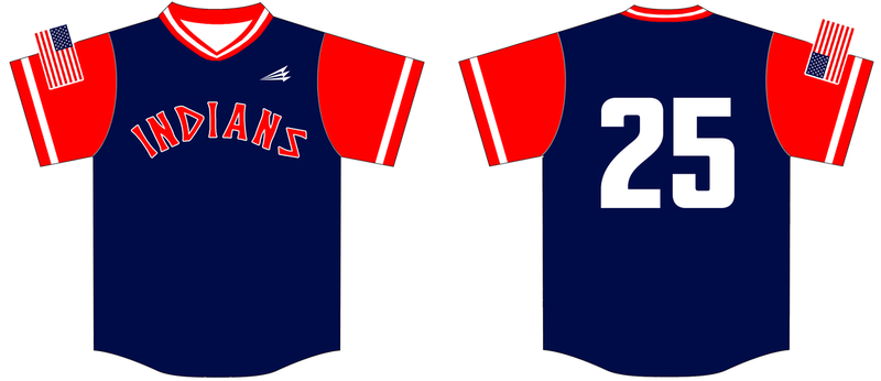 Canton Indians Custom NanoDri Baseball Jersey #1F