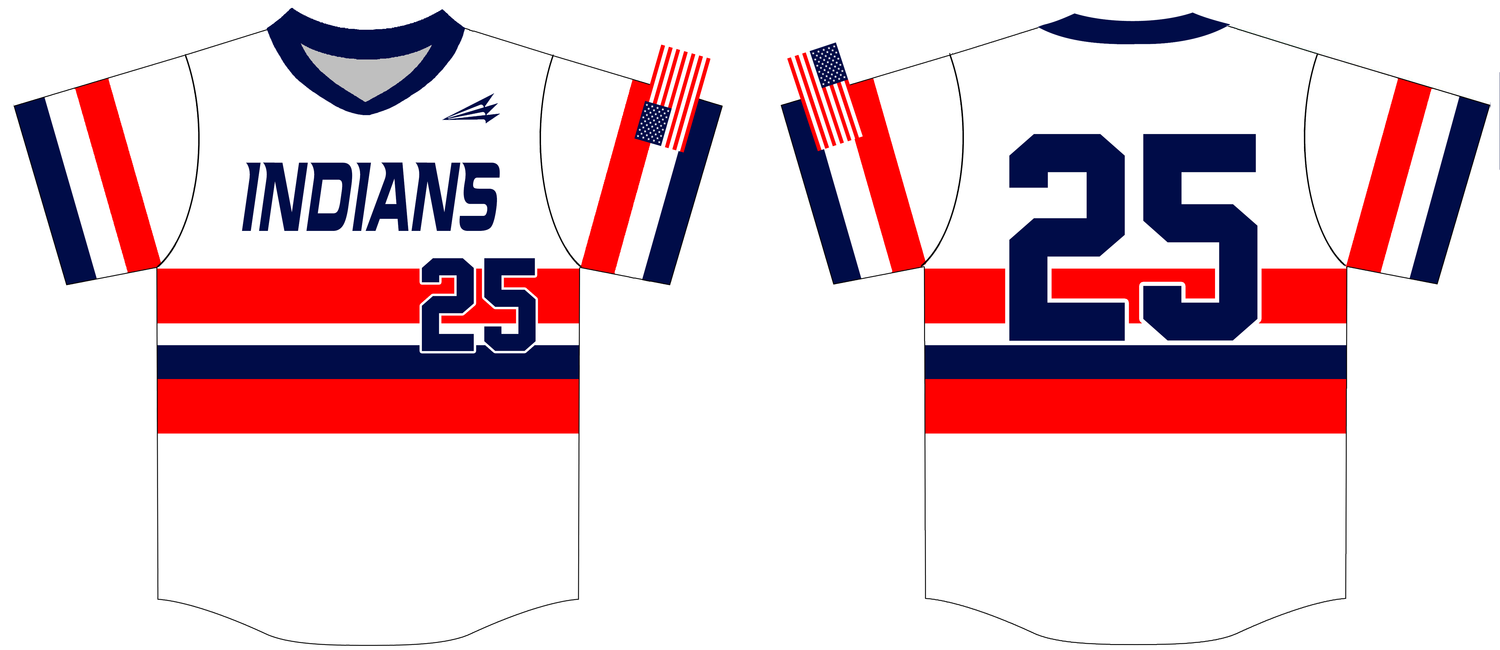 Canton Indians Custom NanoDri Baseball Jersey #2D