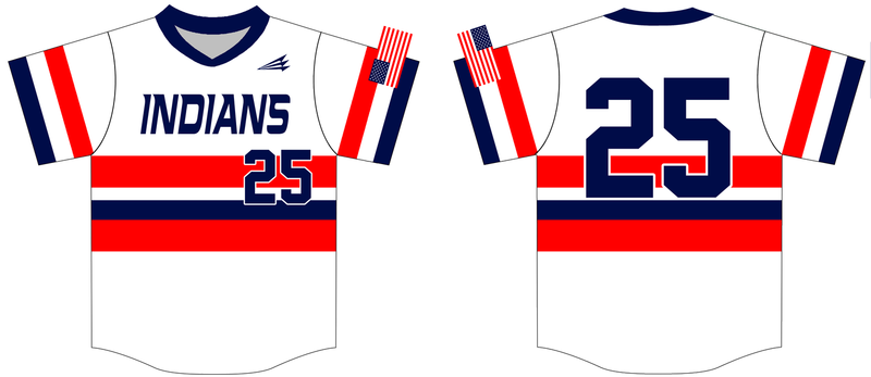 Canton Indians Custom NanoDri Baseball Jersey #2D