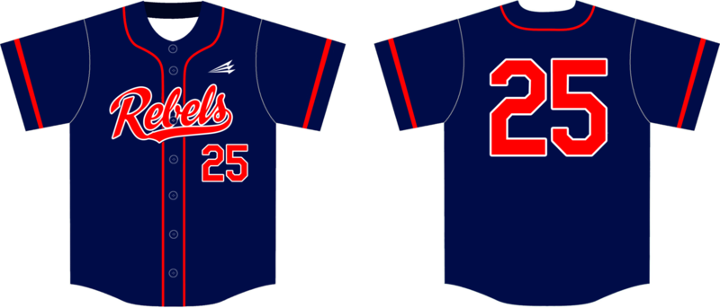 Bessemer Rebels Custom Hexaflex Baseball Jersey #7