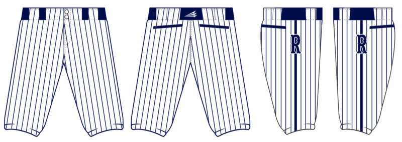 Bessemer Rebels Custom Stacheman Elite Knicker Baseball Pants #BP1B