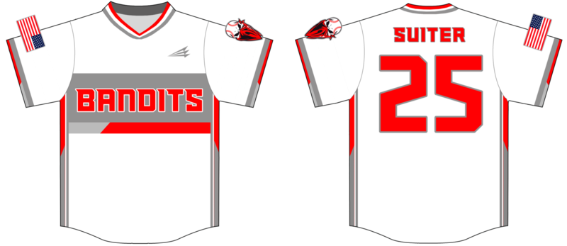Bentonville Bandits Custom Hexaflex Baseball Jersey #8C