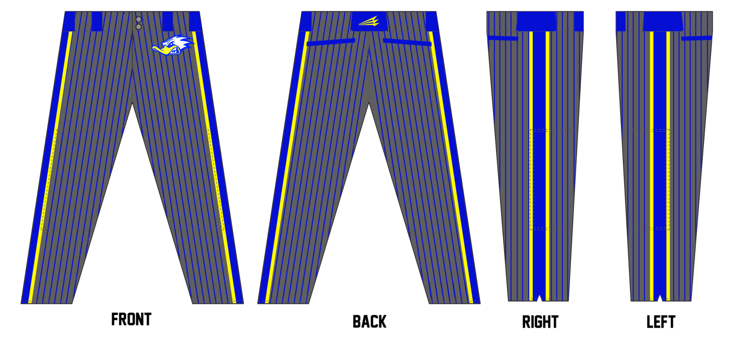 Dirty Ducks Baseball Custom Stacheman Long Pants #BP1