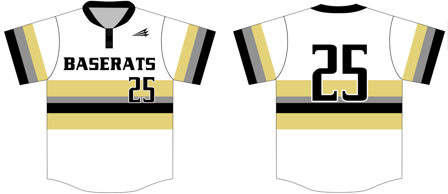 Baserats Custom HexaFlex Baseball Jersey Design #1B