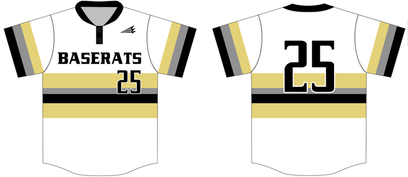 Baserats Custom HexaFlex Baseball Jersey Design #1B