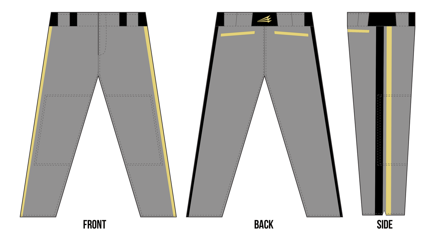Baserats Baseball Custom Stacheman Elite Long Pants Design #BP1B