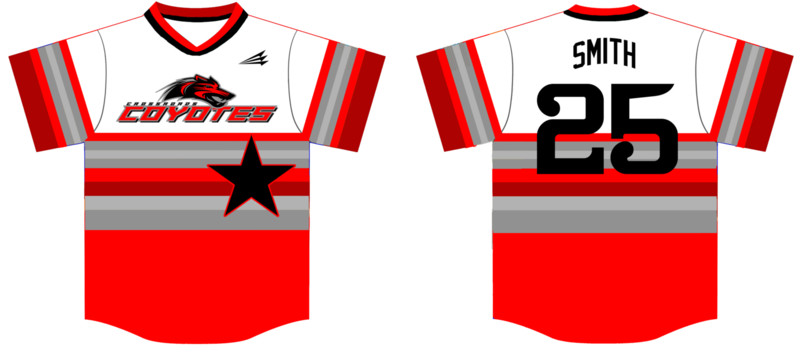 Crossroads Coyotes Custom NanoDri Baseball Jersey #3B