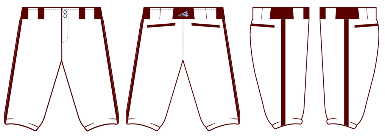 Bulls Baseball Custom Stacheman Knicker Pants #BP1E