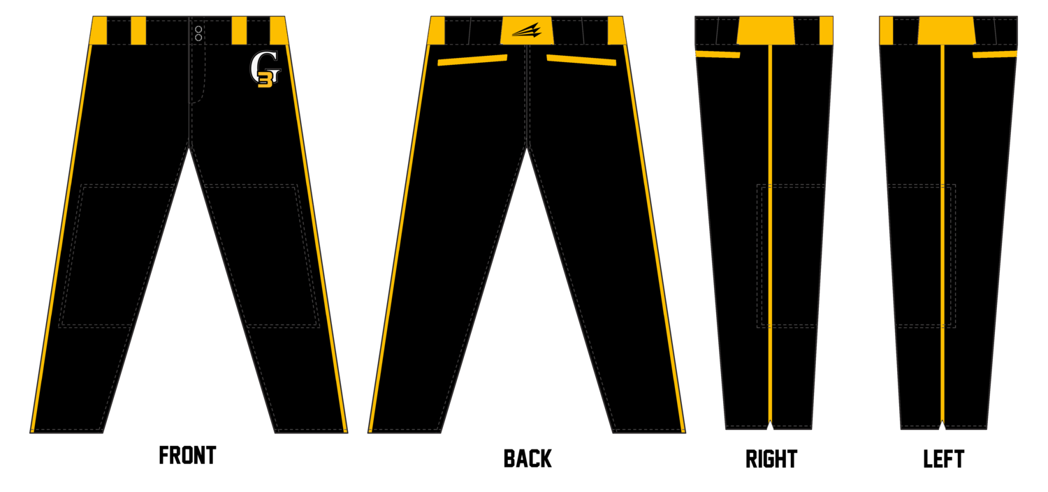 Ground Breakers Baseball Custom Stacheman Long Pants #BP3