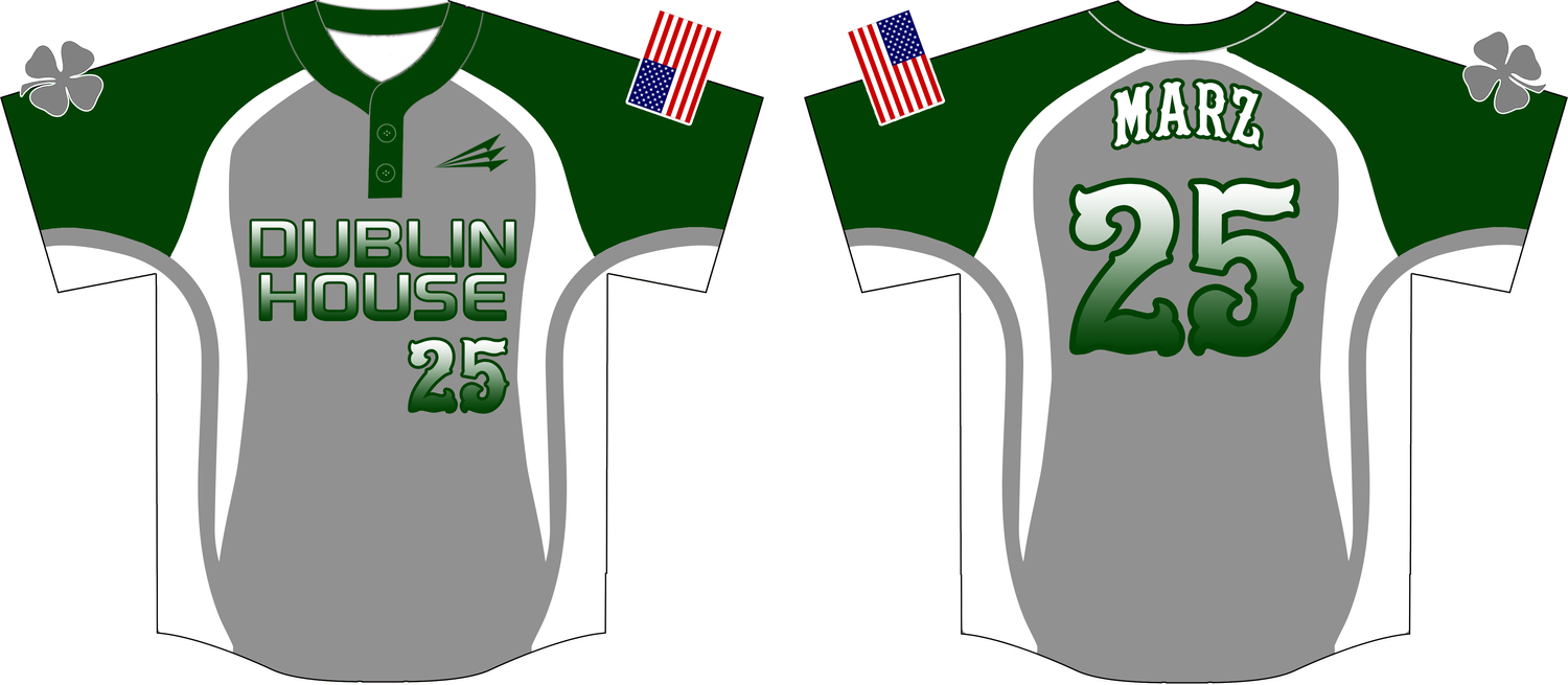 Dublin House Custom NanoDri Baseball Jersey #1B