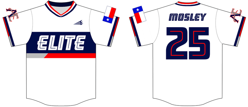 Amarillo Elite Custom NanoDri Baseball Jersey #1