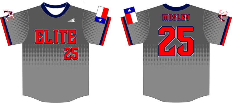Amarillo Elite Custom NanoDri Baseball Jersey #3