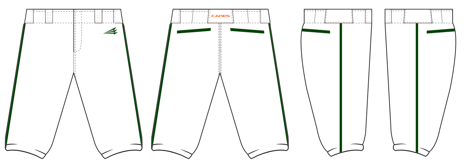 Westchester Hurricanes Baseball Custom Stacheman Knicker Pants #BP1D