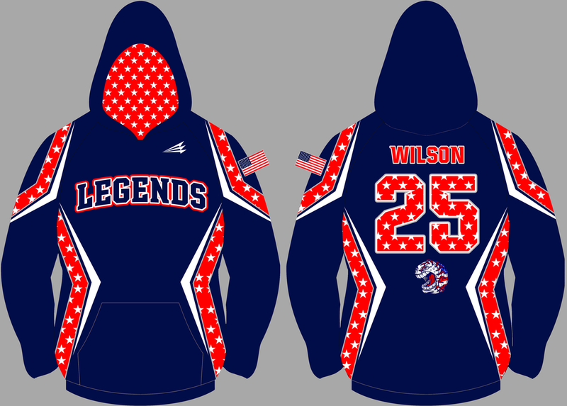 Bill Arp Legends Baseball Custom Vulcan Hoodie #VH1