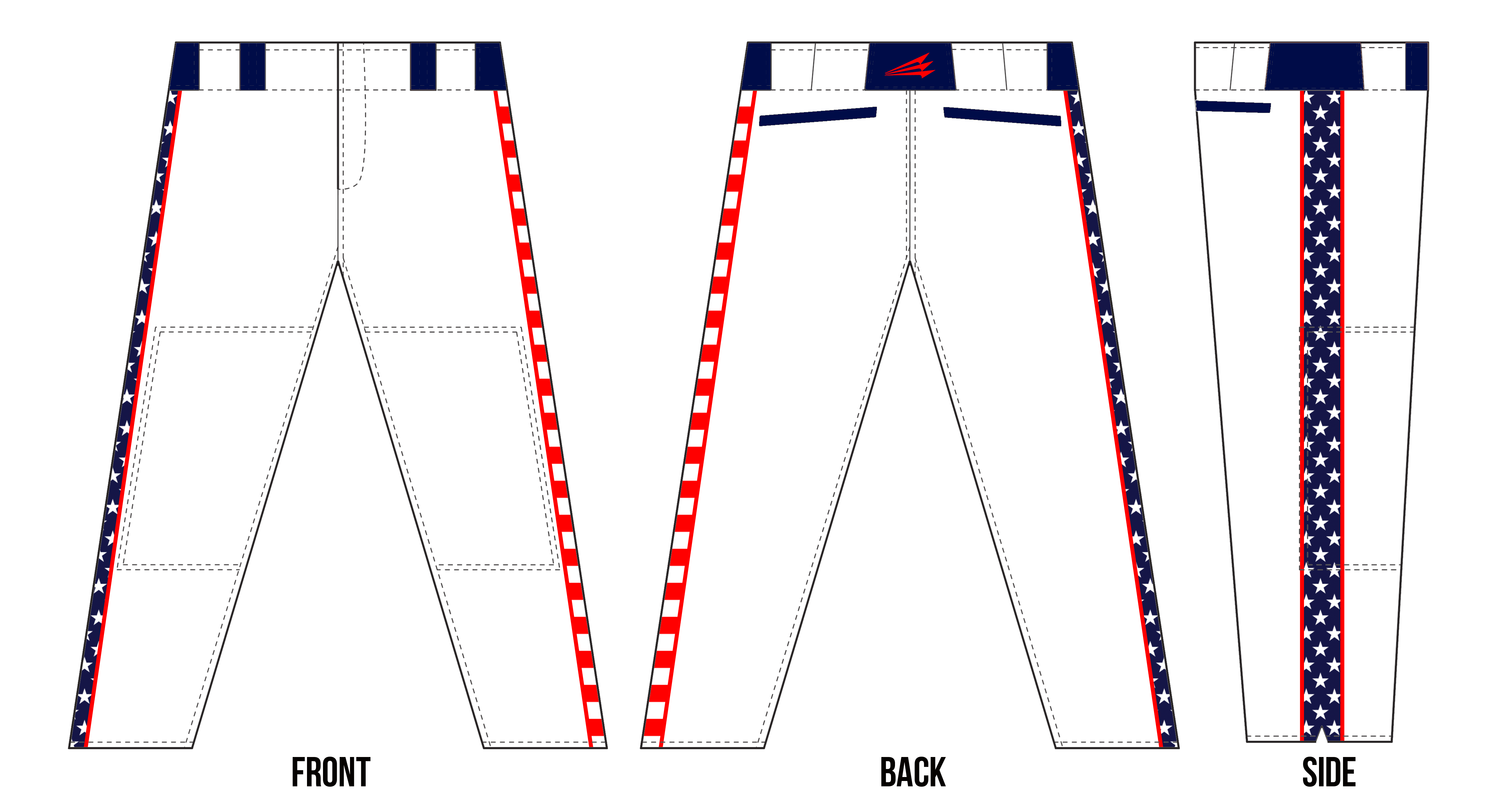 Bill Arp Legends Baseball Custom Stacheman Long Pants #BP1A