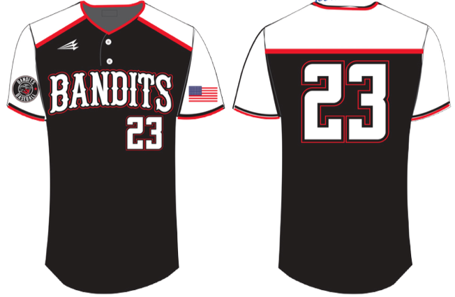 Tri-State Bandits Elite Custom Baseball Jersey #1