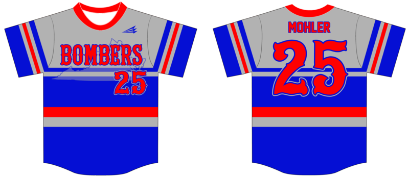 Rockbridge Bombers Custom Nanodri Baseball Jersey #1E