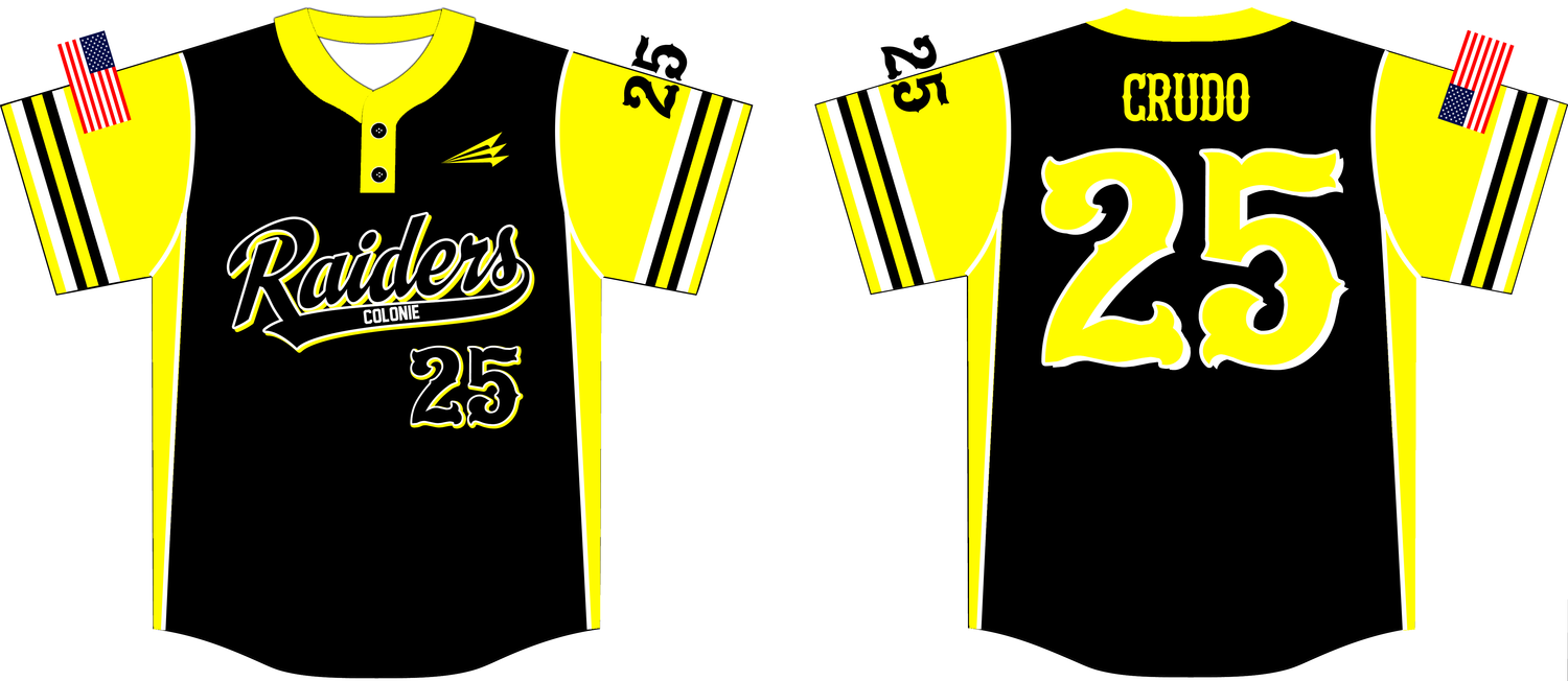 Colonie Raiders Custom NanoDri Baseball Jersey #1A