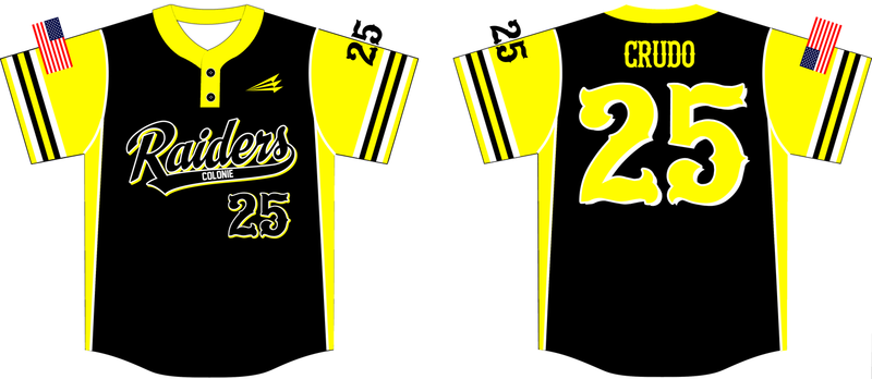 Colonie Raiders Custom NanoDri Baseball Jersey #1A