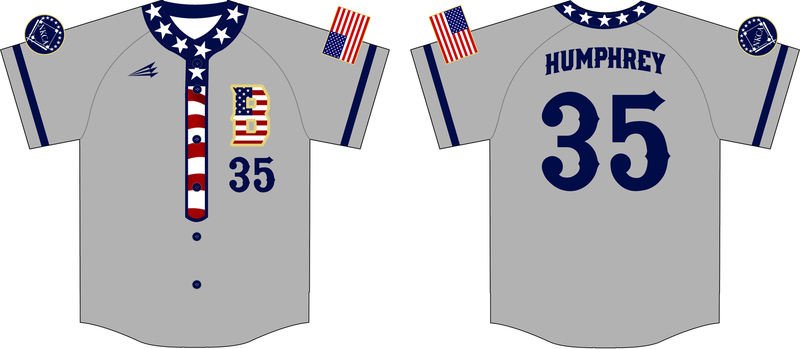 Brigade Custom NanoDri Baseball Jersey #2B