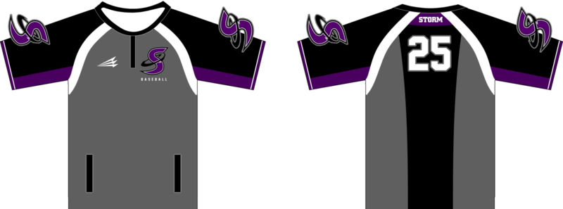 Michigan Storm Baseball Custom Clutch Cage Jacket Design #CC2