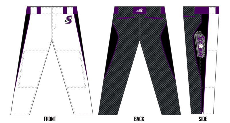 Michigan Storm Stacheman Elite Long Baseball Pants  Design #BP1B