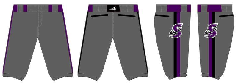 Michigan Storm Stacheman Elite Knicker Baseball Pants  Design #BP5