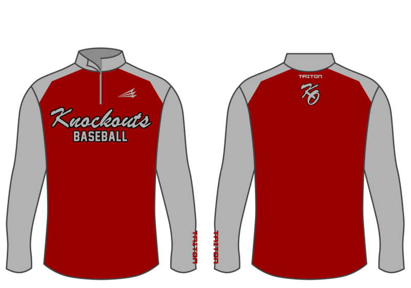 Knockouts Baseball Custom NanoZip Pullover #NZ1B