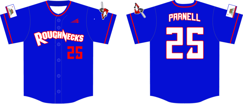Kern County Roughnecks Custom HexaFlex Baseball  Jersey #2B