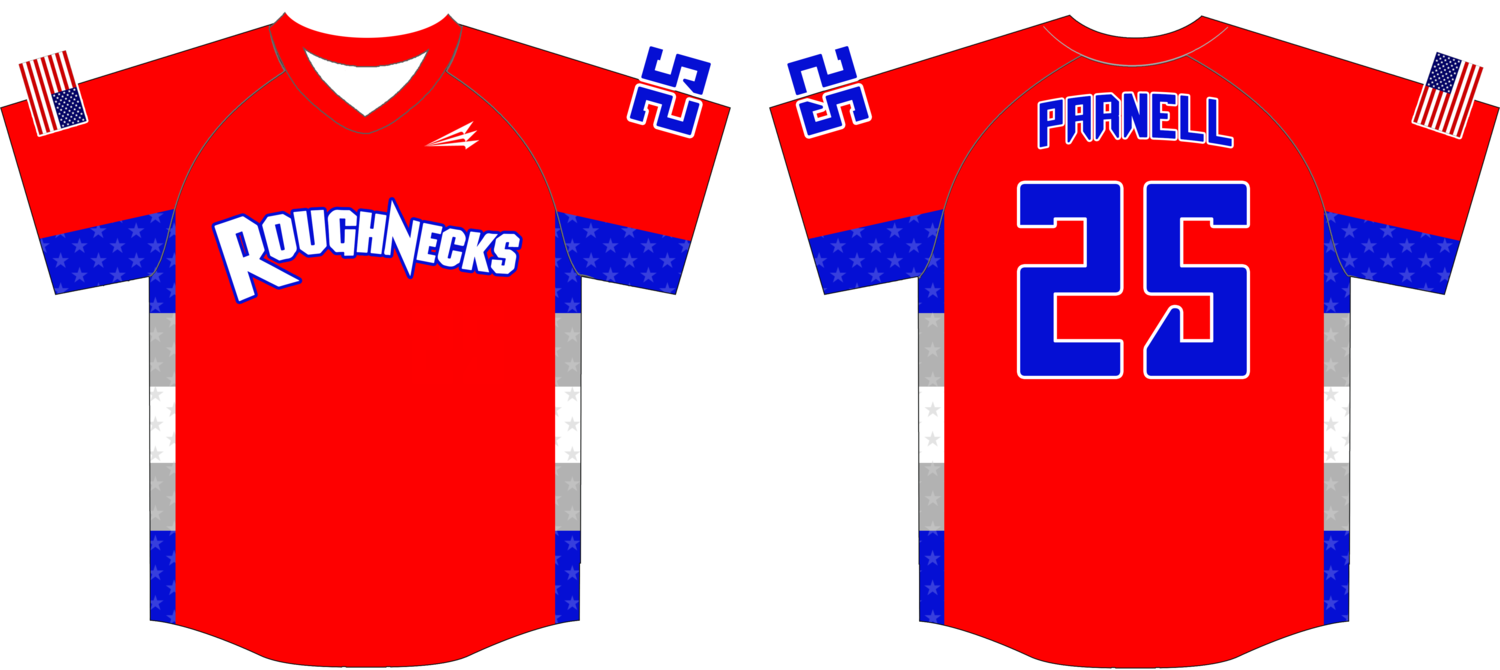 Kern County Roughnecks Custom HexaFlex Baseball  Jersey #3B
