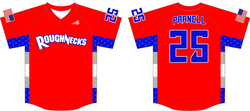 Kern County Roughnecks Custom HexaFlex Baseball  Jersey #3B