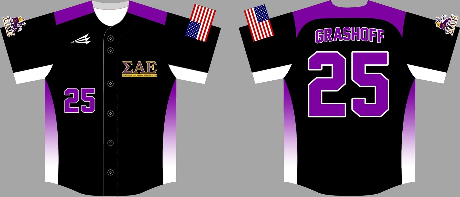 SAE Custom HexaFlex Baseball Jersey #3A