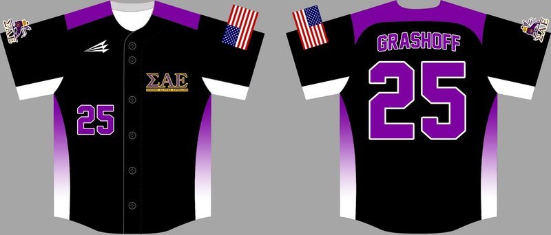 SAE Custom HexaFlex Baseball Jersey #3A