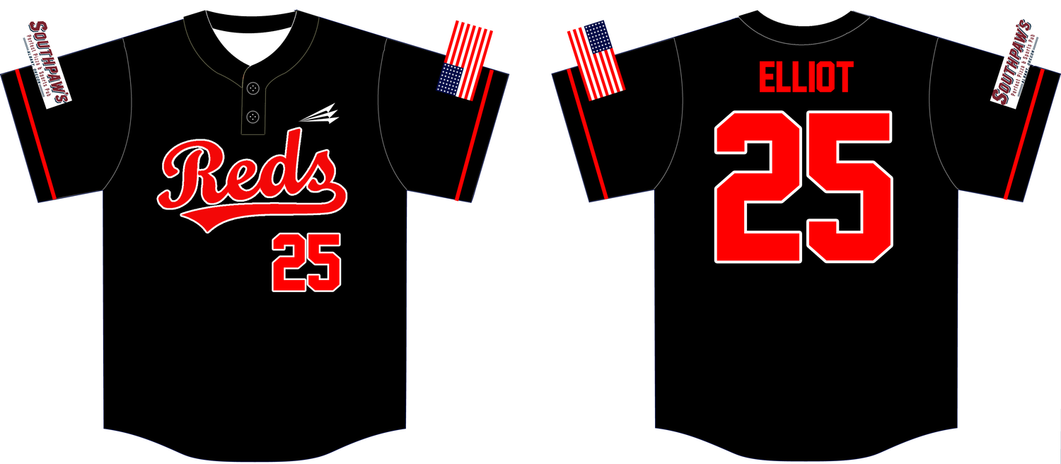Albany Reds Custom Hexaflex Baseball Jersey Design #1E