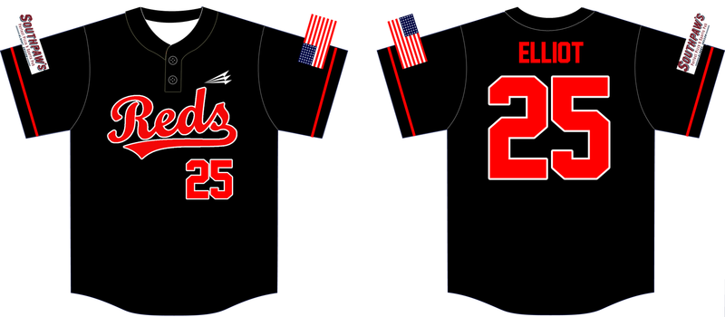 Albany Reds Custom Hexaflex Baseball Jersey Design #1E