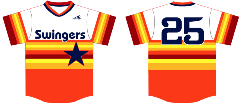 Swingers (Henry) Custom HexaFlex Baseball Jersey #2