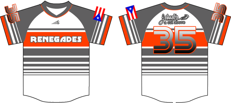 Renegades Custom HexaFlex Baseball Jersey #9