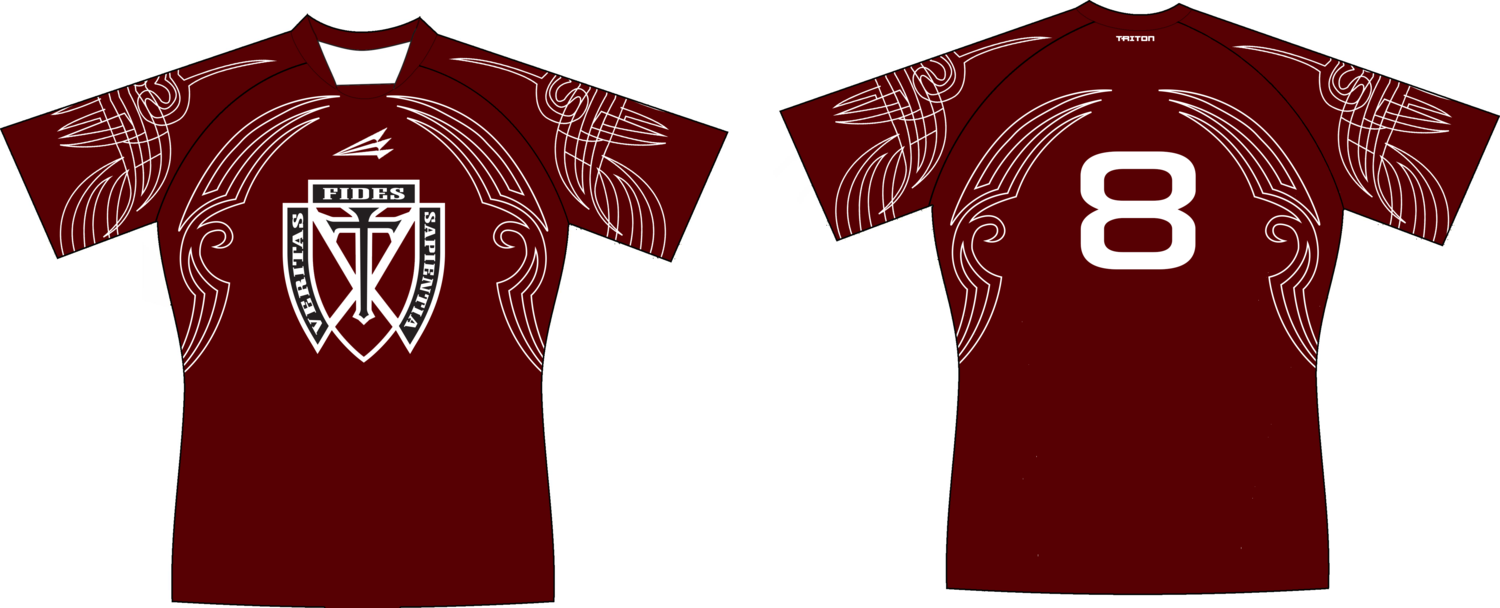 Dowling Catholic High School Custom Pro-Premier Rugby Jersey #3