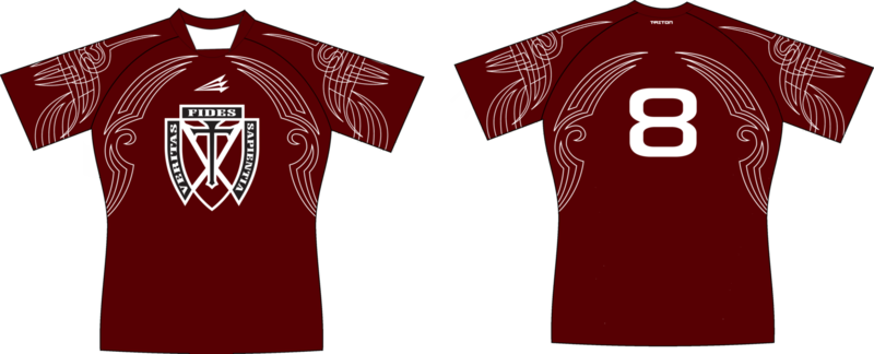 Dowling Catholic High School Custom Pro-Premier Rugby Jersey #3