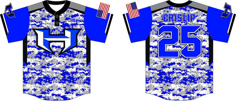 The Hitmen Custom HexaFlex Baseball Jersey #3C
