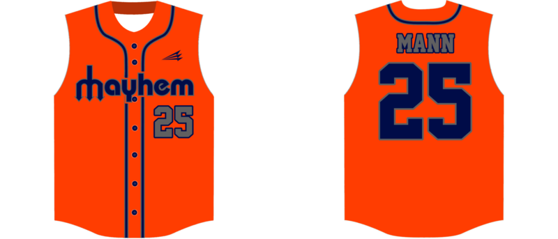 Cape Fear Mayhem Custom Hexaflex Baseball Jersey #3B